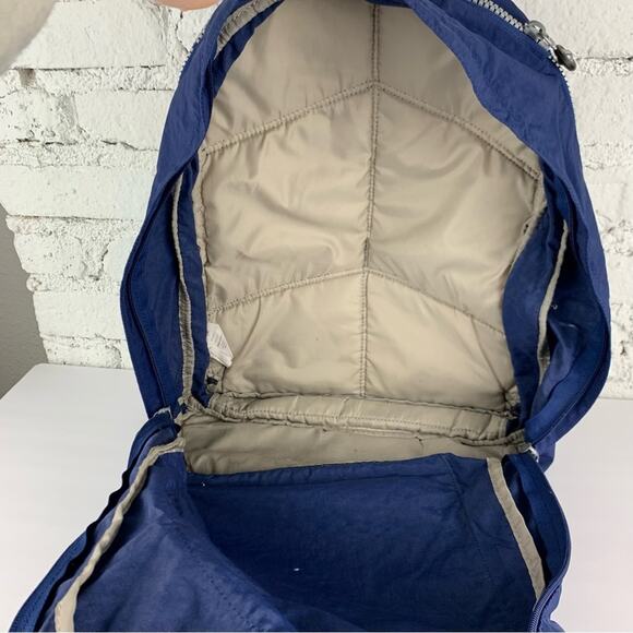 Kipling Nylon Harper Blue Expandable Backpack Large Travel Bag main image 5